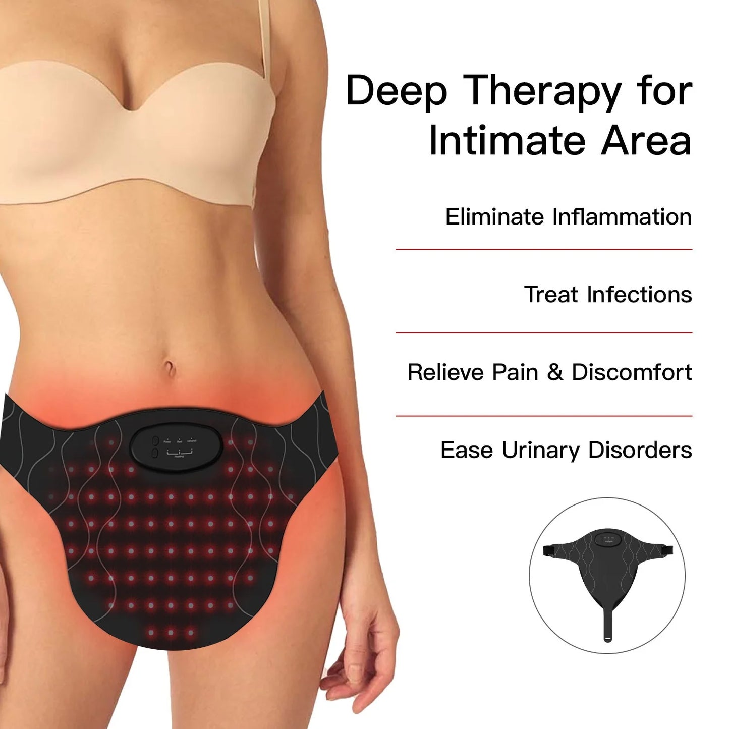 Red Light Therapy Device for Intimate Area Wellness