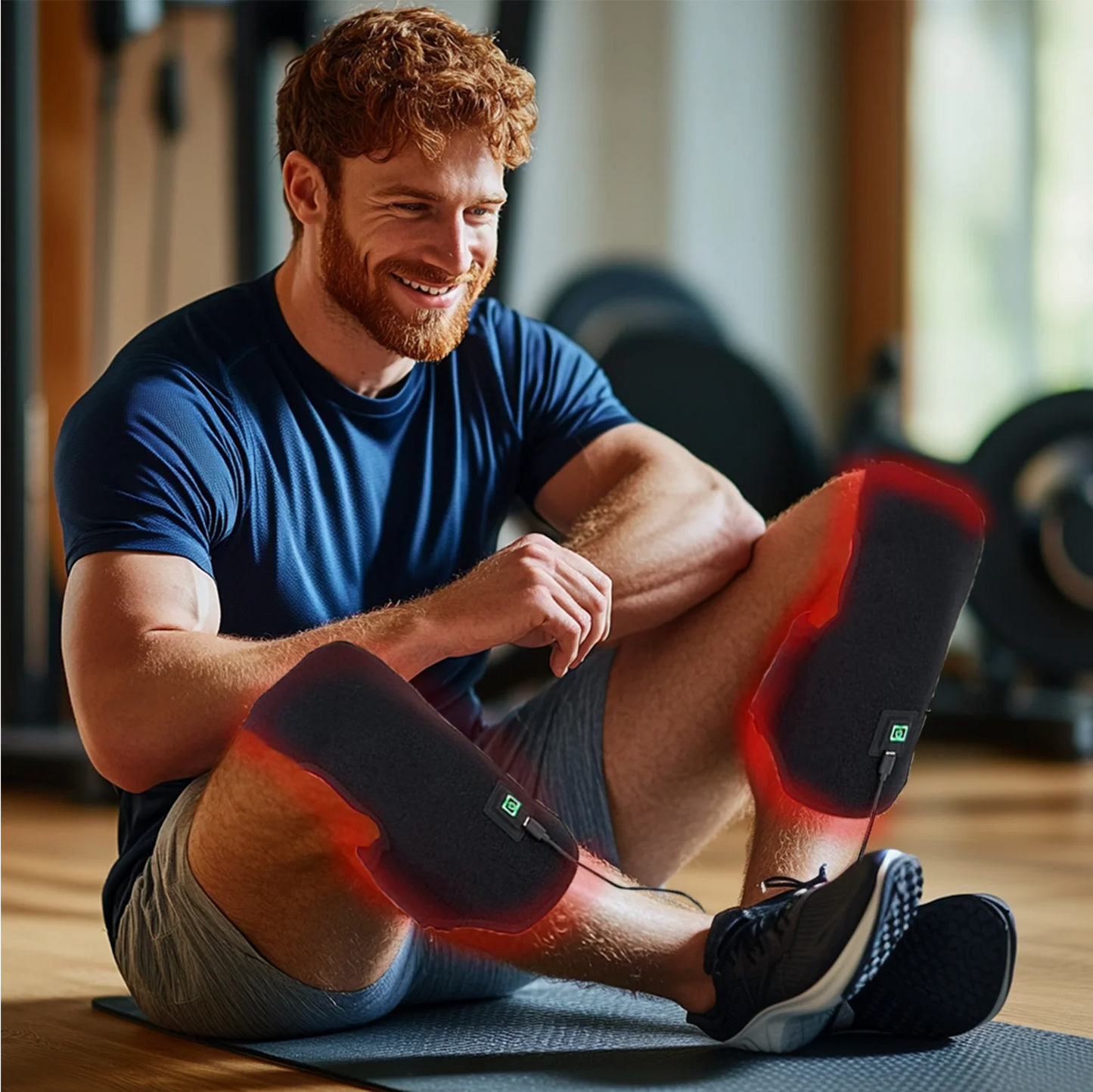 Red and Infrared Light Therapy Device for Knee
