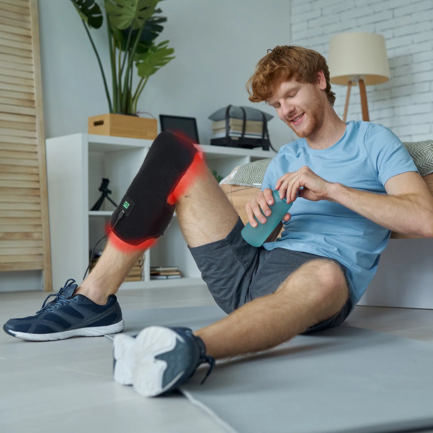 Red and Infrared Light Therapy Device for Knee