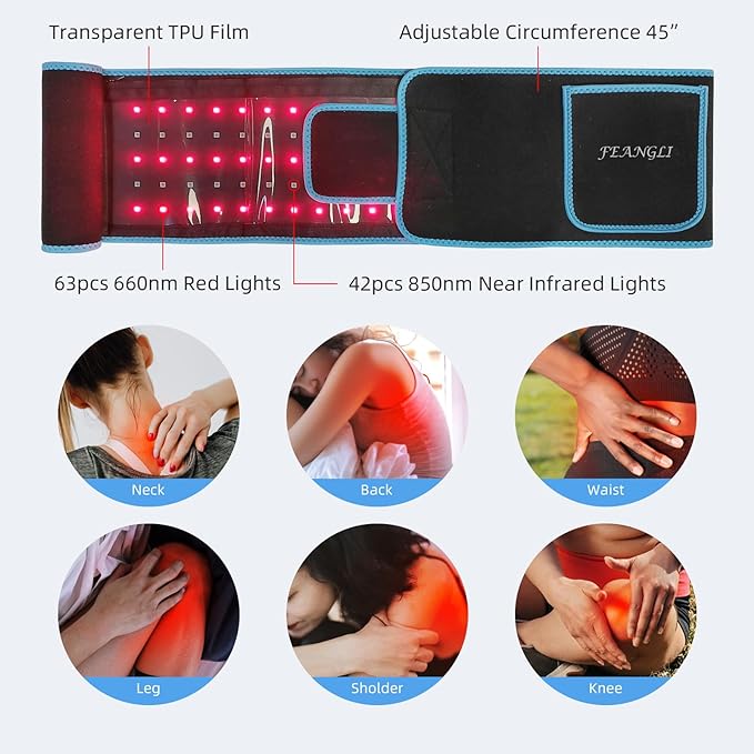 LED Red Infrared Light Therapy Belt
