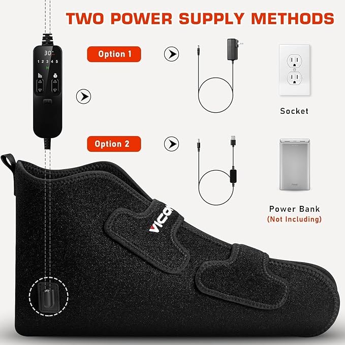 Red Infrared Light Therapy for Feet —Red Light Therapy Shoe Wraps Toes & Ankle