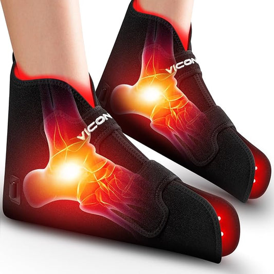 Red Infrared Light Therapy for Feet —Red Light Therapy Shoe Wraps Toes & Ankle