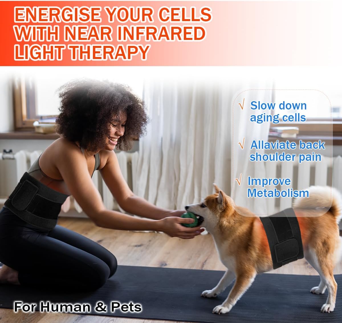 Red Light Therapy Infrared Light Therapy Wrap Belt