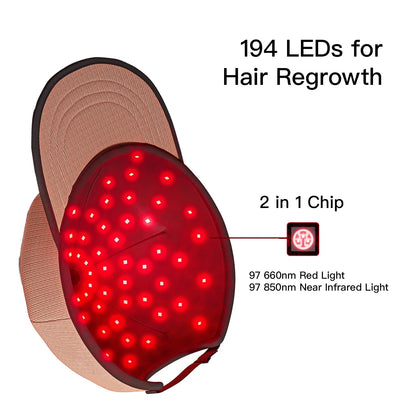 Red and Infrared Light Therapy Cap