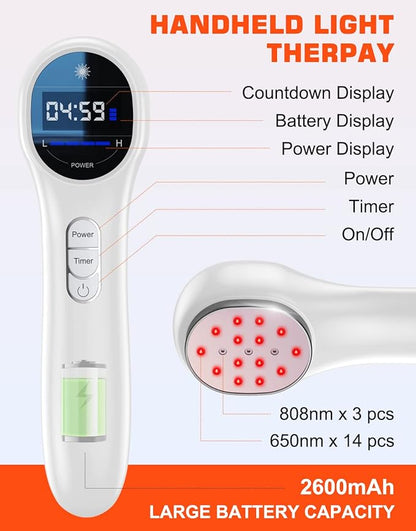 Handheld Red Light Therapy Device
