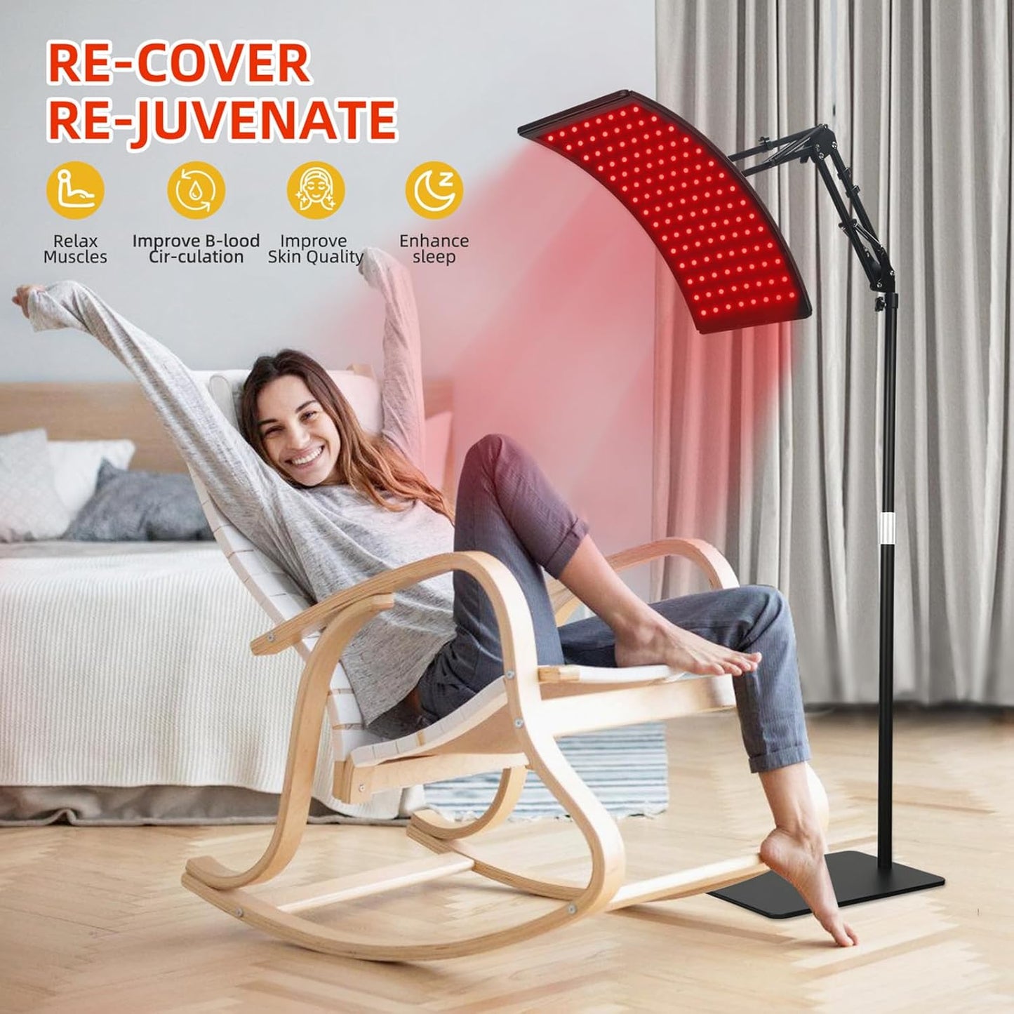 Bracket Type Red Light Therapy Lamp