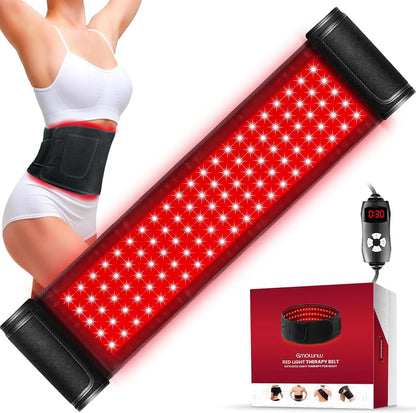 Red Light Therapy Belt Wrap Timer Remote Control