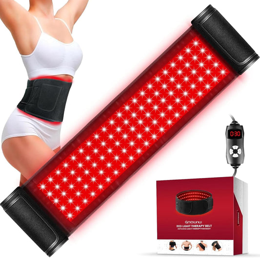 Red Light Therapy Belt Wrap Timer Remote Control
