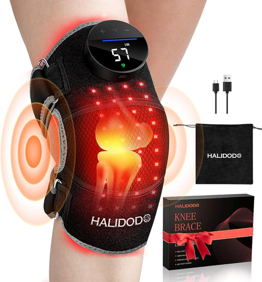 Red Light Therapy & Vibration Massage Knee Brace