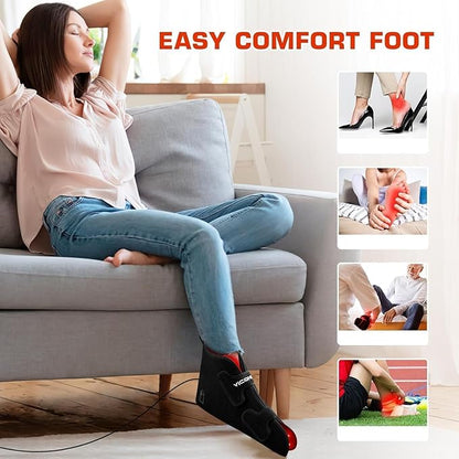 Red Infrared Light Therapy for Feet —Red Light Therapy Shoe Wraps Toes & Ankle