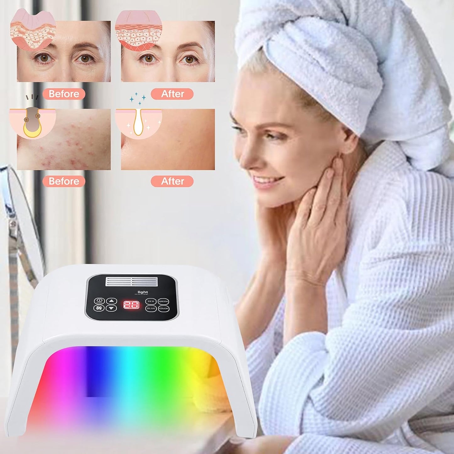 LED-Face-Light-Therapy Equipment