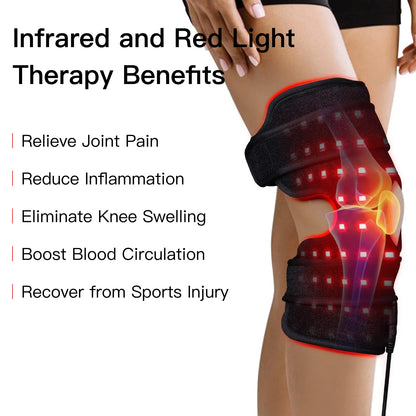 Red and Infrared Light Therapy Device for Knee
