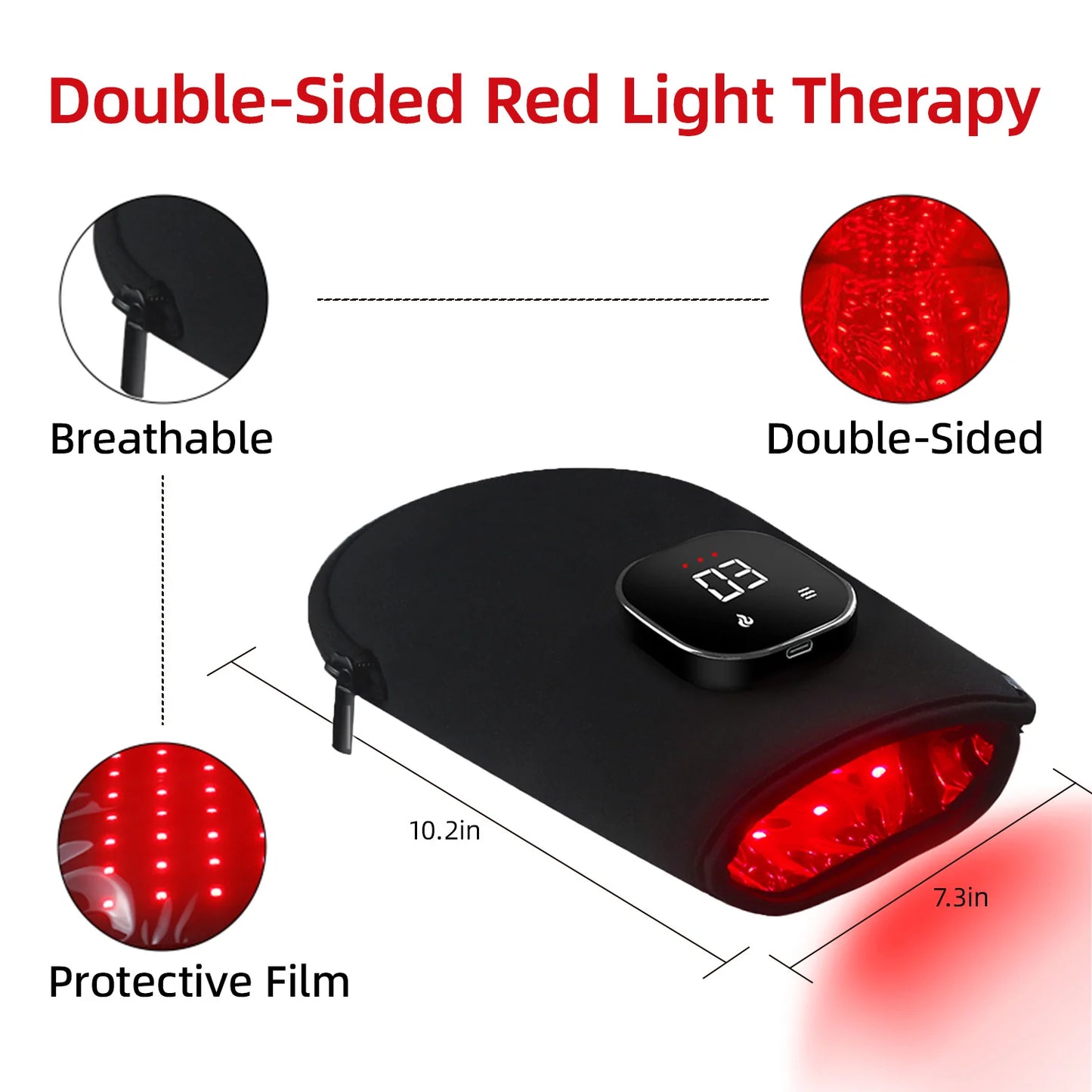 Red Light Therapy Heating Glove